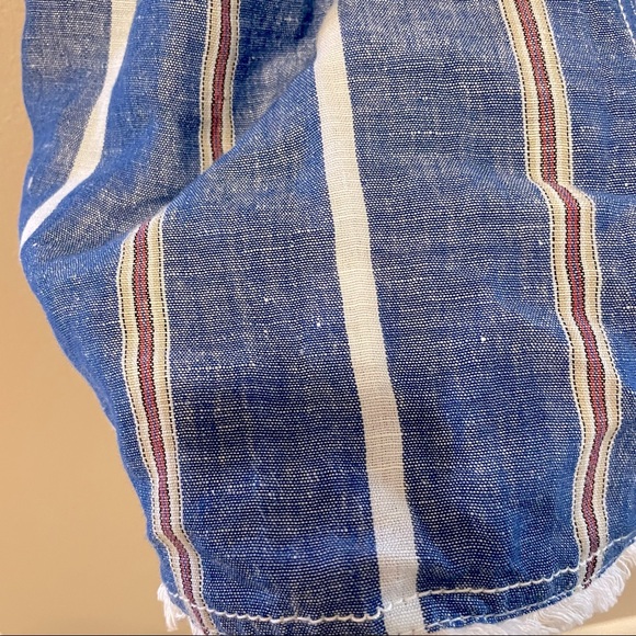 Pilcro by Anthropologie striped linen collared dress size 12 - Picture 8 of 16